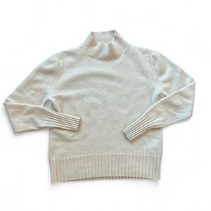 J Crew 100% Cashmere Knit Sweater in Cream